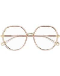 Chloé - Chloé Eyewear Round-Frame Glasses - Lyst