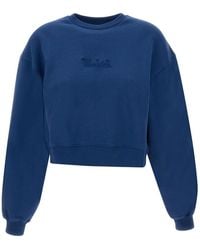Woolrich - Logo-Embroidered Cotton Sweatshirt - Lyst