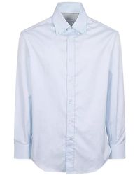 Brunello Cucinelli - Button-Down Collar Shirt - Lyst