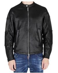 DSquared² - Zipped Biker Jacket - Lyst