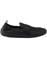 Prada - Round-Toe Loafers - Lyst