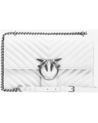 Pinko - Classic Love One Chevron Crossbody Bag - Lyst