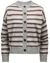 Brunello Cucinelli - Long-Sleeve Cardigan - Lyst