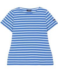 Saint James - Striped Graphic T-Shirt - Lyst