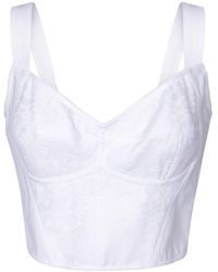 Dolce & Gabbana - Motif Jacquard Top - Lyst