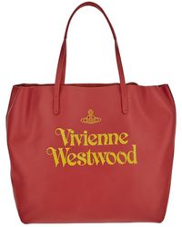 Vivienne Westwood - Studio Logo-Print Tote Bag - Lyst
