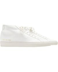 Common Projects - Logo Sneakers - Lyst