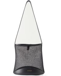 Neous - Leather-Trimmed Mesh Bucket Shoulder Bag - Lyst