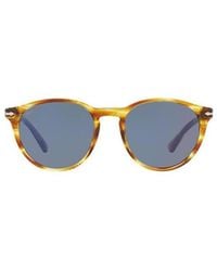 Persol - Round Frame Sunglasses - Lyst