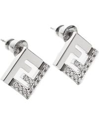 Fendi - Forever Embellished Earrings - Lyst