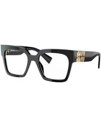 Miu Miu - Eyewear Square Frame Glasses - Lyst