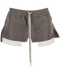 Rick Owens - Vent Detail Drawstring Shorts - Lyst