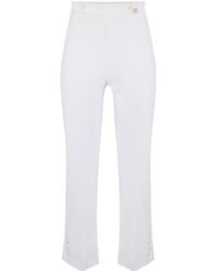 Elisabetta Franchi - Pressed Crease Trousers - Lyst