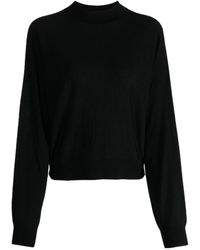 Theory - Mock-Neck Knitted Jumper - Lyst