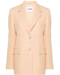 Jil Sander - Single-Breasted Blazer - Lyst