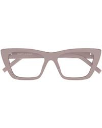 Saint Laurent - Eyewear Cat-Eye Glasses - Lyst