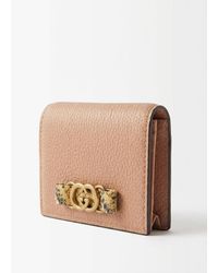 Gucci - Logo-Plaque Leather Wallet - Lyst