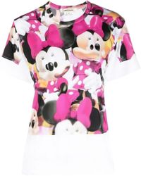Comme des Garçons - Printed T-Shirt With Round Neck - Lyst