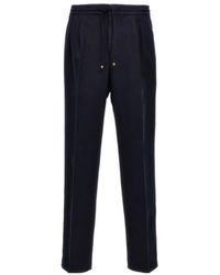 Brunello Cucinelli - Pleat-Detailed Drawstring Trousers - Lyst