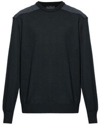 Paul & Shark - Wool Shoulder-Patch Sweater - Lyst