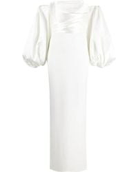 Solace London - Carmen Off-Shoulder Evening Dress - Lyst