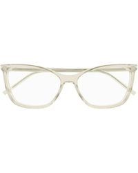 Saint Laurent - Eyewear Cat Eye Frame Glasses - Lyst