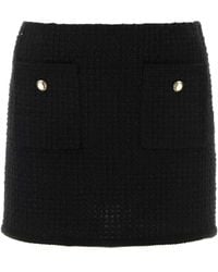 Miu Miu - Button Detailed Mid-Rise Skirt - Lyst