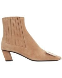 Roger Vivier - Belle Vivier Buckle Chelsea Boots - Lyst