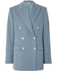 Stella McCartney - Lapel Long-Sleeved Suit Jacket - Lyst