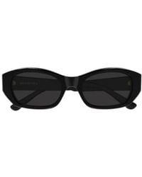 Balenciaga - Eyewear Oval Frame Sunglasses - Lyst