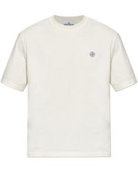 Stone Island - Short Sleeve Crewneck T-Shirt - Lyst