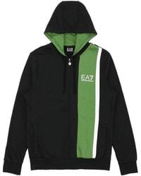 EA7 - Hooded Casual Jacket - Lyst
