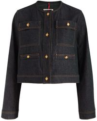 Moncler - Tencin Stretch-Denim Jacket - Lyst