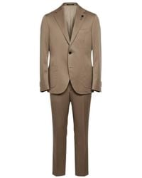 Lardini - Lapel Long-Sleeve Suit - Lyst