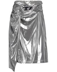 DIESEL - Stylish Metallic A-Line Skirt - Lyst