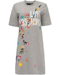 Moschino - A Printed Dress - Lyst