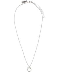 Ferragamo - Gancini Pendant Necklace - Lyst
