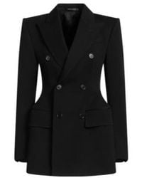 Balenciaga - Peak-Lapel Double-Breasted Blazer - Lyst