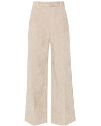 Brunello Cucinelli - Corduroy Wide-Leg Trousers - Lyst