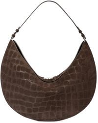 Jacquemus - The Ovalo Logo Embossed Shoulder Bag - Lyst