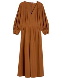 Max Mara - Long Cotton Dress - Lyst