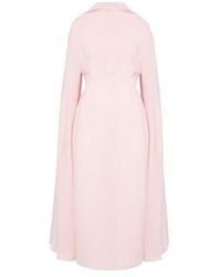 ROKSANDA - Nour Draped Crepe Midi Dress - Lyst