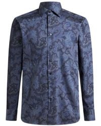 Etro - Maxi Flower Paisley Shirt - Lyst