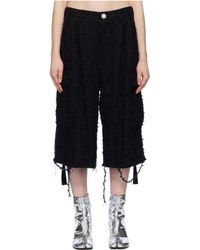 Doublet - Raw-Cut Tweed Cargo Shorts - Lyst