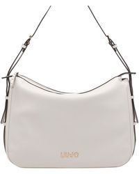 Liu Jo - Logo Zip Shoulder Bag - Lyst