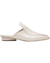 Ferragamo - Logo Flat-Soled Muller Shoes - Lyst