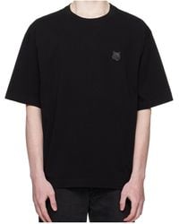 Maison Kitsuné - Maison Kitsuné Fox Head Oversize T-Shirt - Lyst