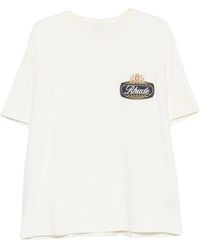 Rhude - Graphic Printed Crewneck T-Shirt - Lyst