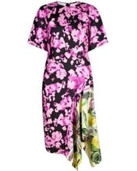 Dries Van Noten - Floral Pattern Pendant Dress - Lyst
