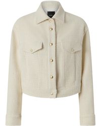 Pinko - Button-Up Tweed Jacket - Lyst